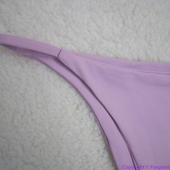 NEW Toast Swim Free People String Bikini Bottom, light purple lilac, M - Picture 5 of 15